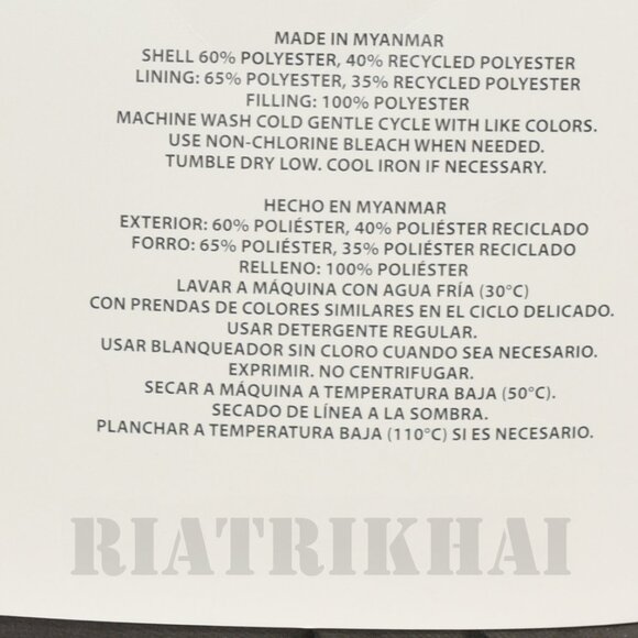 Voyager Men's Polar Fleece Lined Puffer Jacket - Black - Picture 4 of 8